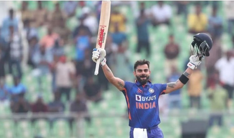 भारत के विराट का शतक का सूखे दौर खत्म: भारतीय स्टार बल्लेबाज विराट कोहली